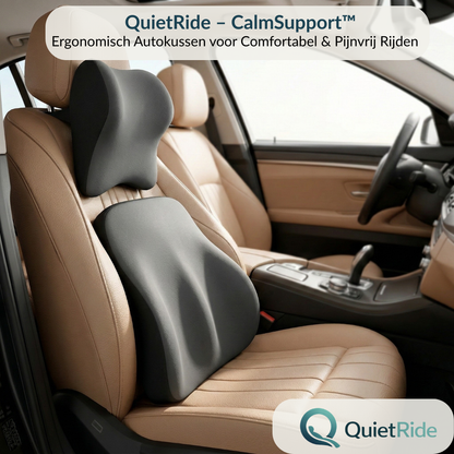 QuietRide – CalmSupport™ | Ergonomisch Autokussen voor Comfortabel & Pijnvrij Rijden
