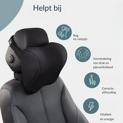 QuietRide – CalmSupport™ | Ergonomisch Autokussen voor Comfortabel & Pijnvrij Rijden