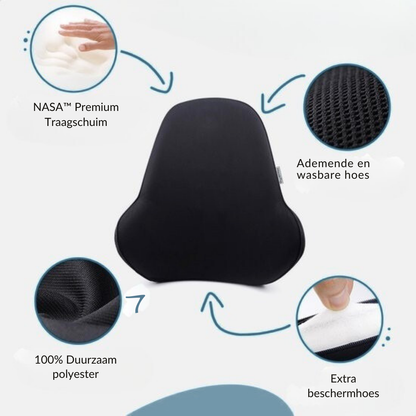 QuietRide – CalmSupport™ | Ergonomisch Autokussen voor Comfortabel & Pijnvrij Rijden